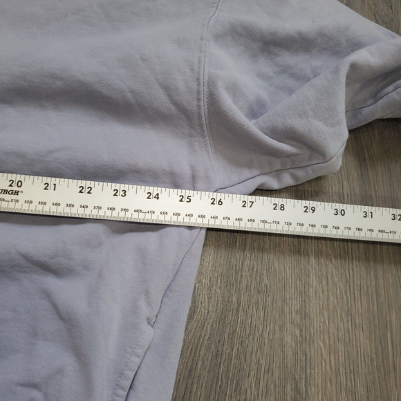 Brandy Melville John Galt Pullover Sweater 1/4 Zip OS Blue Oversized Cozy Lounge - Picture 6 of 13